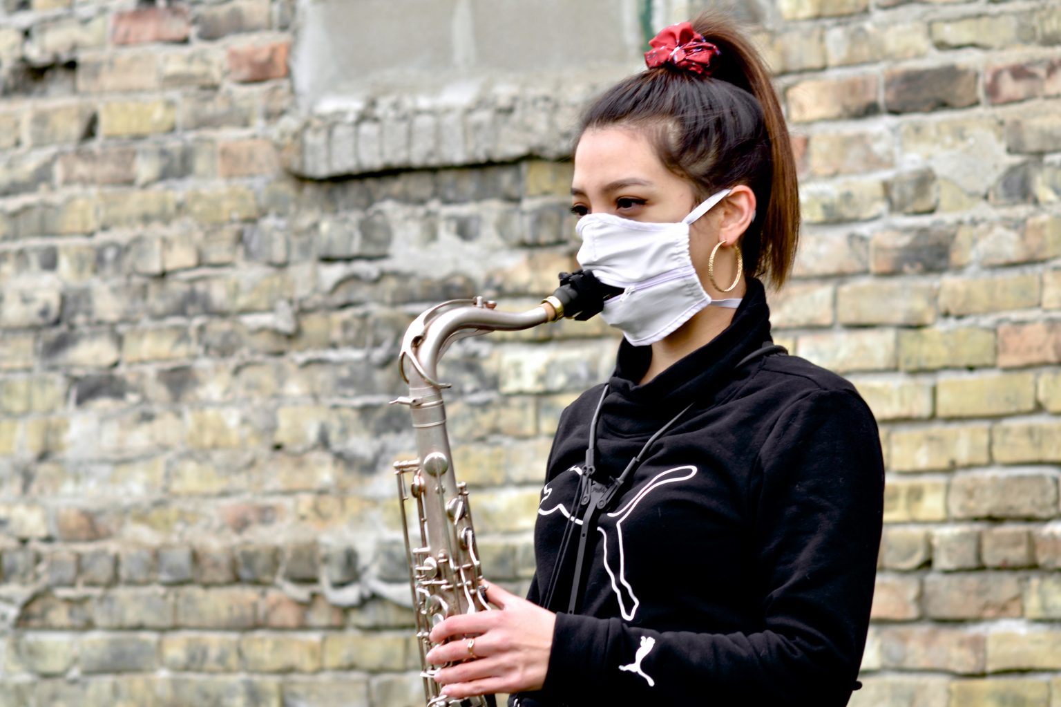 Flute Masks Brass and Woodwind Musicians Masks Mouthpiece Opening